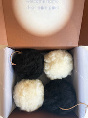 Large Wool Pom Poms Gift Set